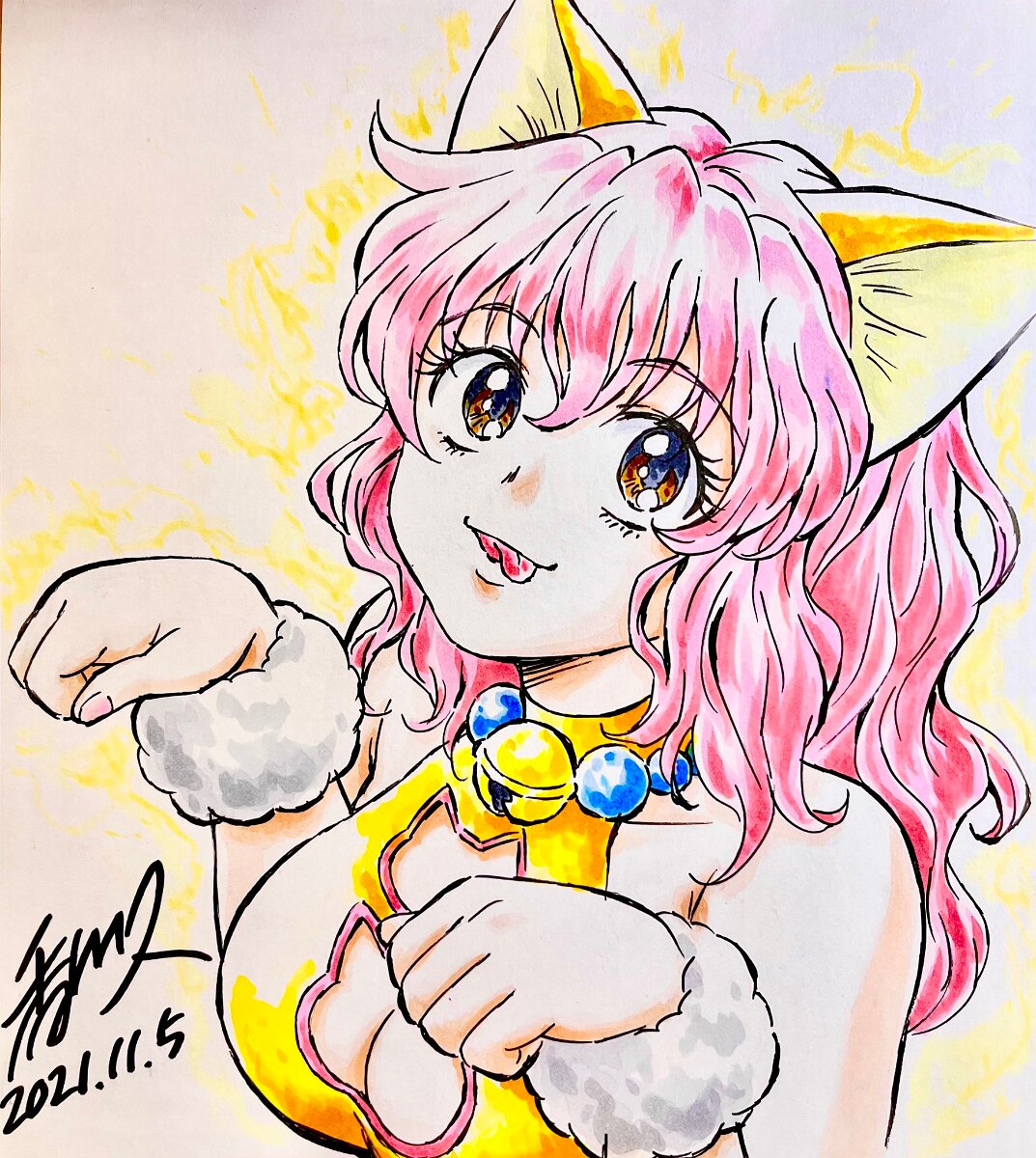 Educational authentic reference image (FFXdkHRagAA2izc). — educational authentic (REAL) shikishi reference associated with Hisashi Kagawa