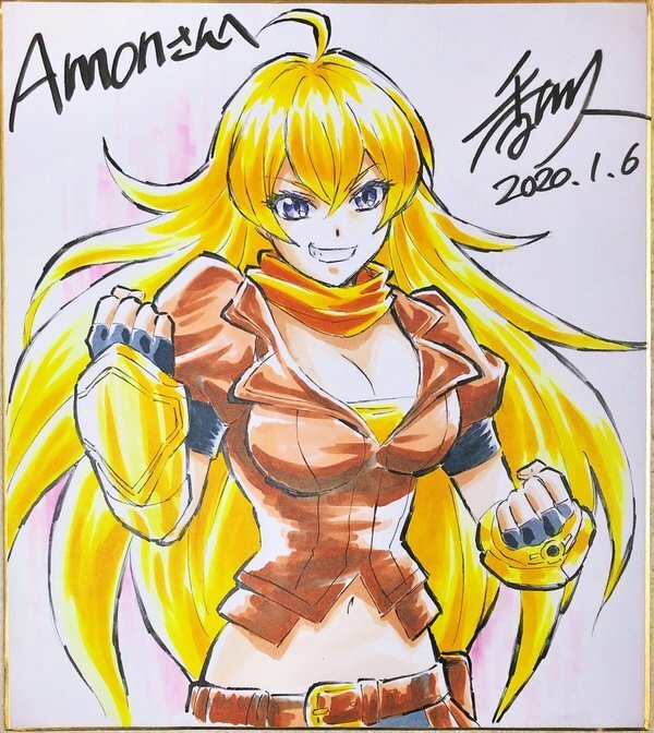 Educational authentic reference image (file). — educational authentic (REAL) shikishi reference associated with Hisashi Kagawa