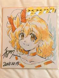 Educational authentic reference image (imageawewrrws). — educational authentic (REAL) shikishi reference associated with Hisashi Kagawa