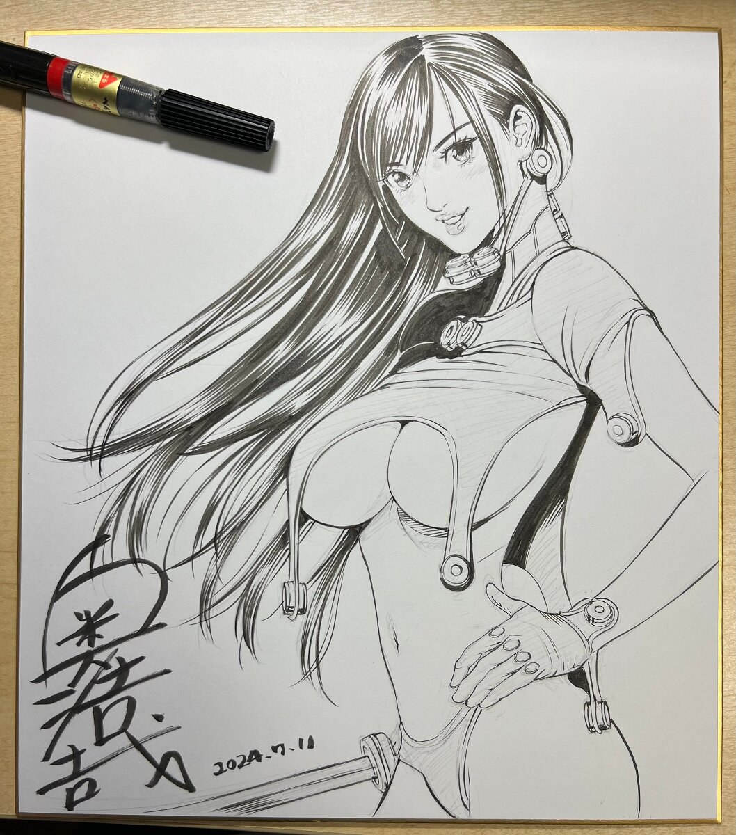 Educational authentic reference image (GSLcBPGbIAAIUsF). — educational authentic (REAL) shikishi reference associated with Hiroya OKU