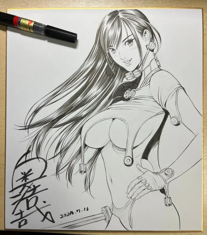 Educational authentic reference image (GSLcBPGbIAAIUsF). — educational authentic (REAL) shikishi reference associated with Hiroya OKU
