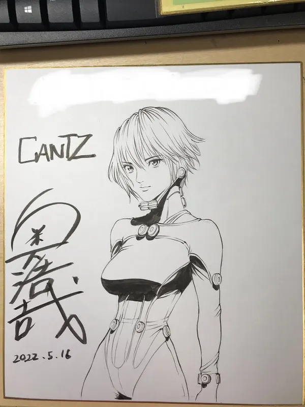 Educational authentic reference image (GWirVg2XkAU87O_). — educational authentic (REAL) shikishi reference associated with Hiroya OKU
