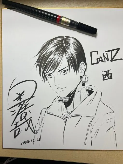 Educational authentic reference image (GfSJ3fhacAETYkr). — educational authentic (REAL) shikishi reference associated with Hiroya OKU