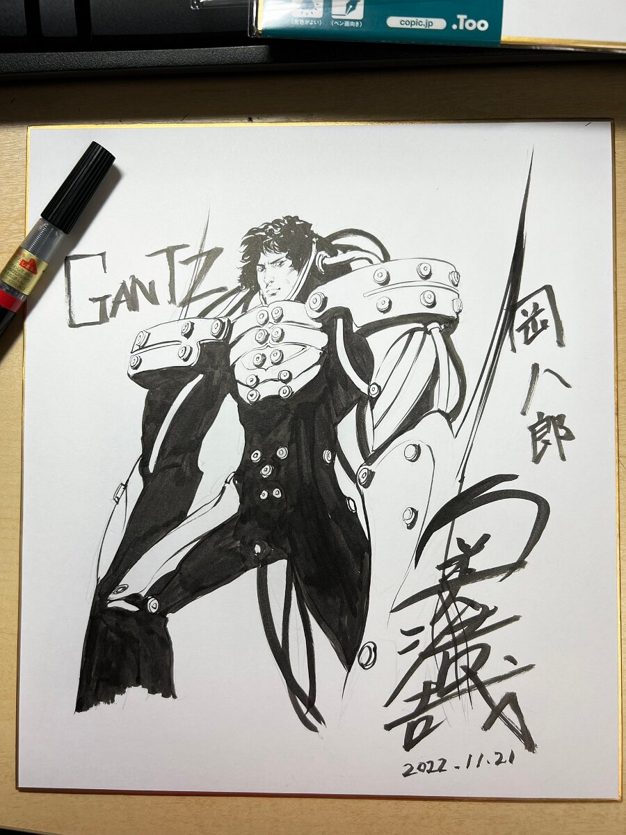 Educational authentic reference image (GXk5aMfa8AAz-36). — educational authentic (REAL) shikishi reference associated with Hiroya OKU