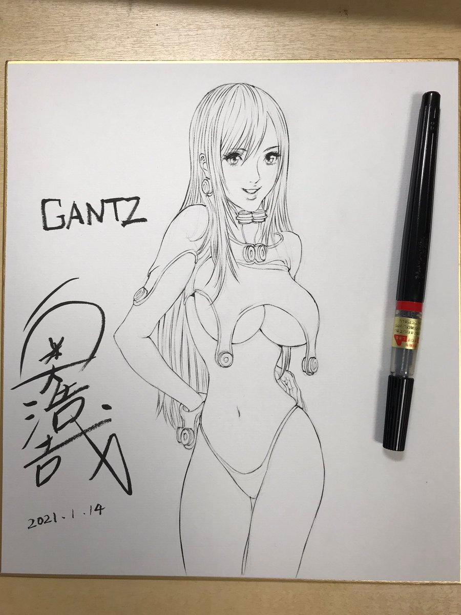 Educational authentic reference image (Erp9dvTVcAAGjlO). — educational authentic (REAL) shikishi reference associated with Hiroya OKU