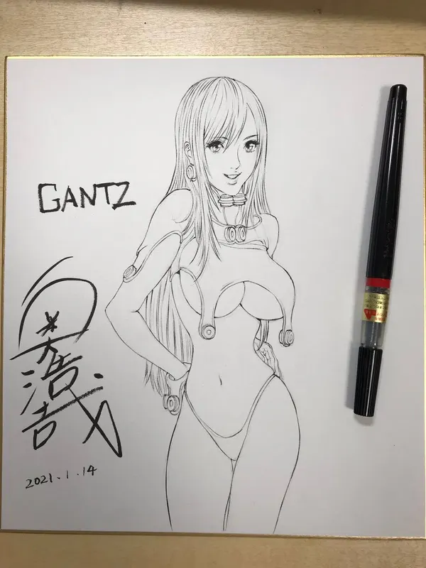 Educational authentic reference image (Erp9dvTVcAAGjlO). — educational authentic (REAL) shikishi reference associated with Hiroya OKU