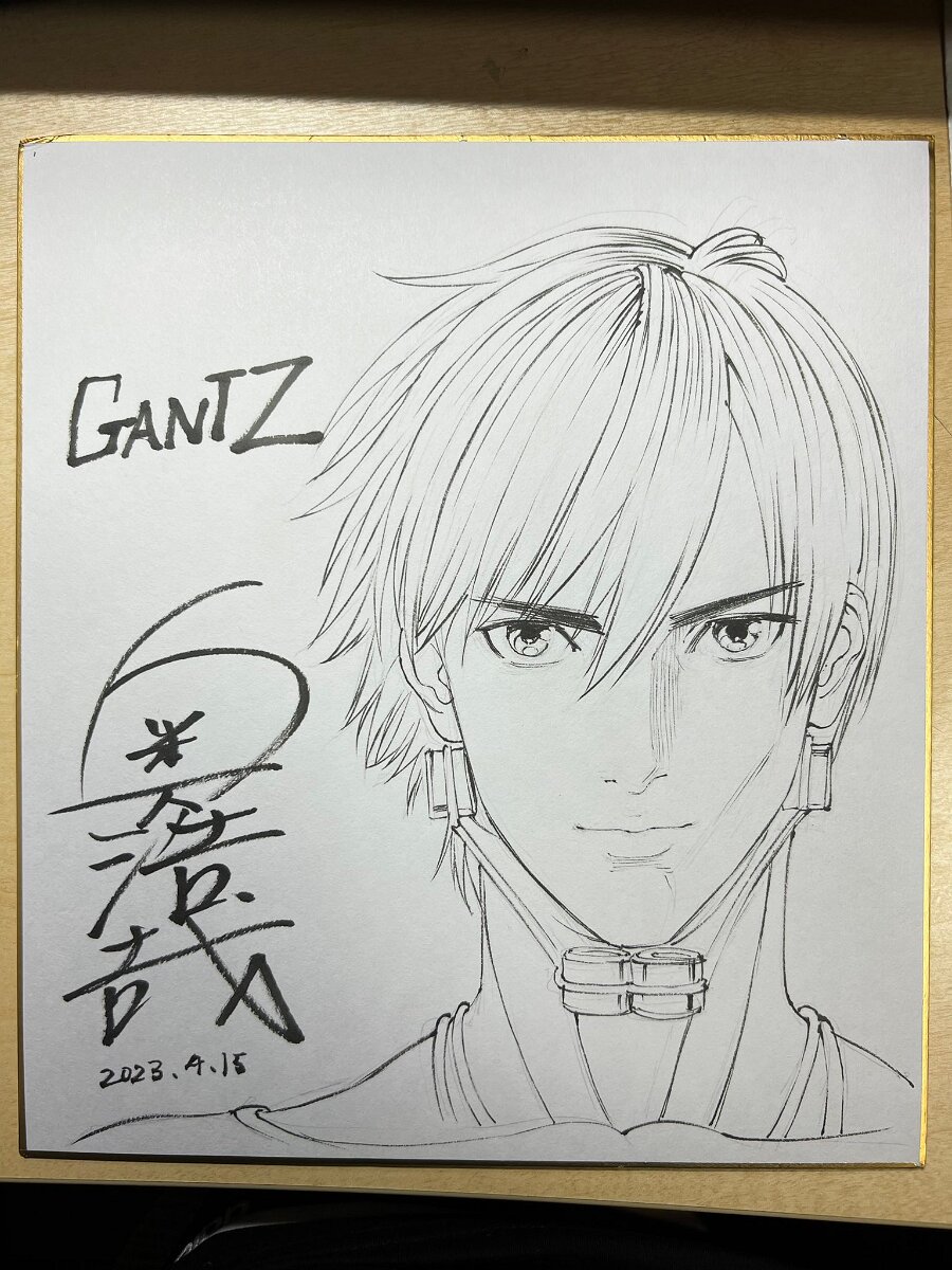 Educational authentic reference image (Ftu8xARaMAEd7KQ). — educational authentic (REAL) shikishi reference associated with Hiroya OKU