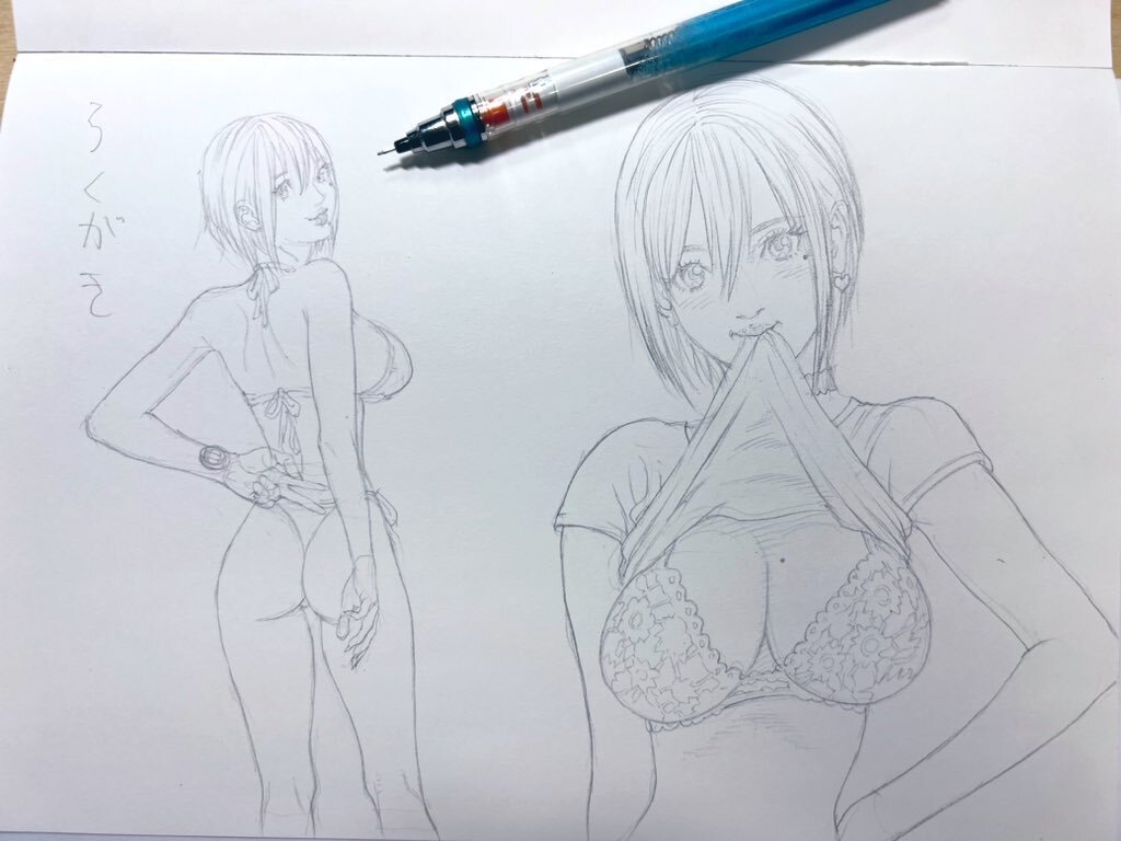 Educational authentic reference image (GdDgRcxa8AAGFq7). — educational authentic (REAL) shikishi reference associated with Hiroya OKU