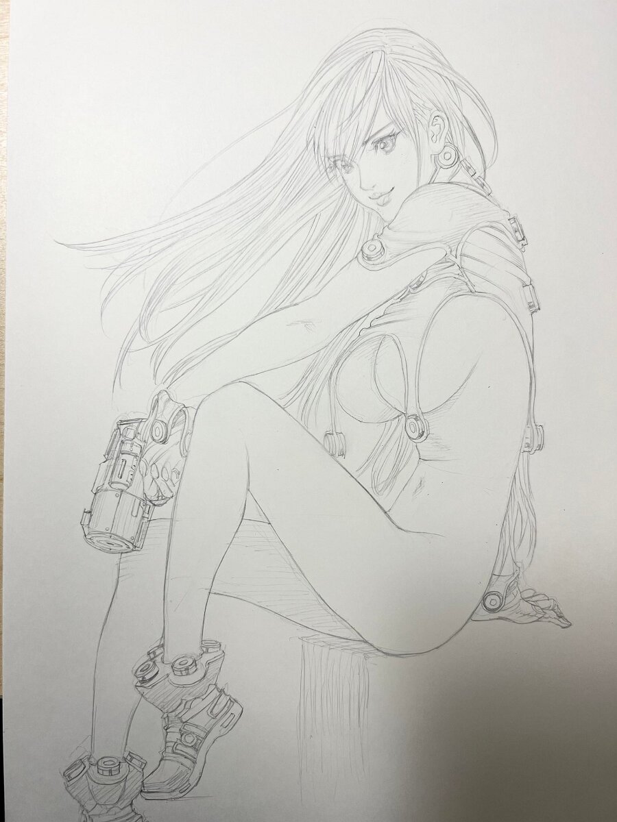 Educational authentic reference image (GYFQ8mFb0AAgPCJ). — educational authentic (REAL) shikishi reference associated with Hiroya OKU