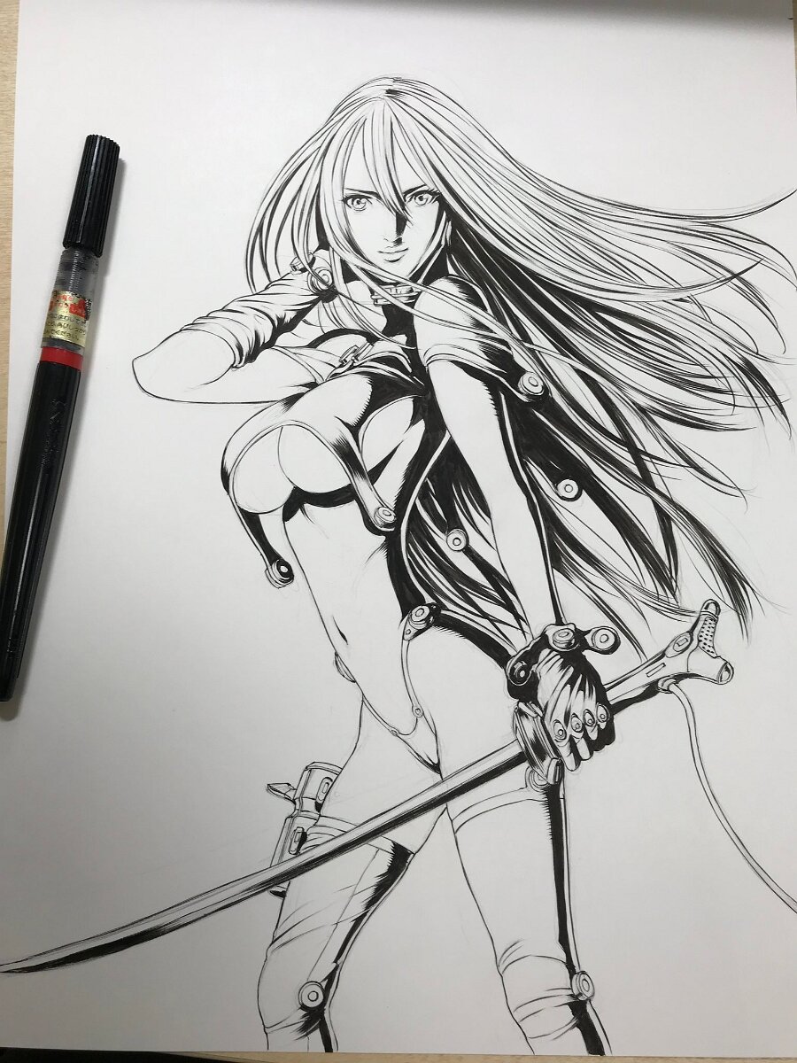 Educational authentic reference image (GWY3HH_W4AEhPIa). — educational authentic (REAL) shikishi reference associated with Hiroya OKU