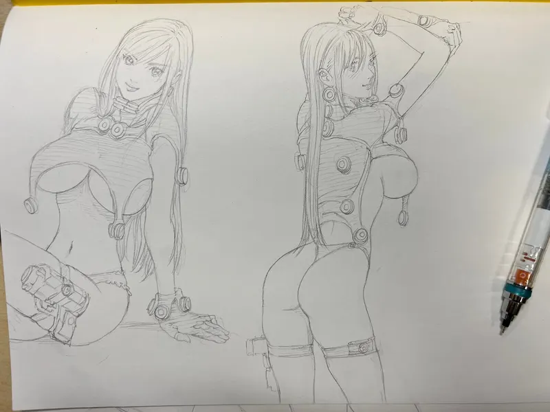 Educational authentic reference image (GNV_CBzakAAT0Mx). — educational authentic (REAL) shikishi reference associated with Hiroya OKU