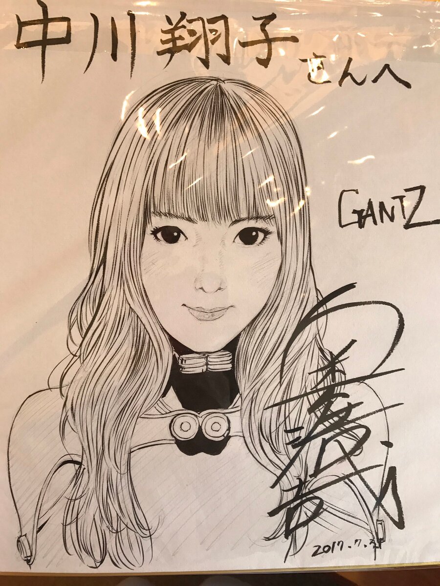 Educational authentic reference image (DGiEmedUAAA6DxD). — educational authentic (REAL) shikishi reference associated with Hiroya OKU