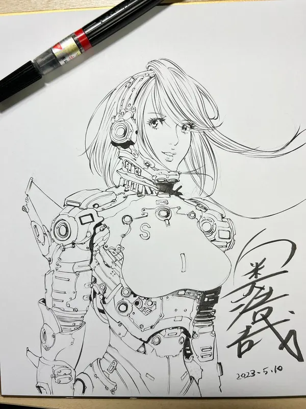 Educational authentic reference image (FvwycBuaMAAXZyM). — educational authentic (REAL) shikishi reference associated with Hiroya OKU