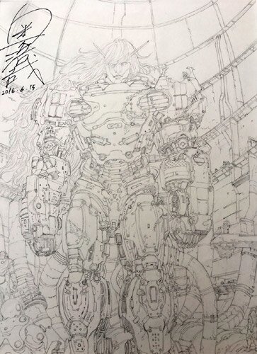 Educational authentic reference image (magumagenga_s). — educational authentic (REAL) shikishi reference associated with Hiroya OKU