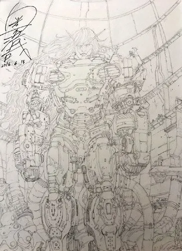 Educational authentic reference image (magumagenga_s). — educational authentic (REAL) shikishi reference associated with Hiroya OKU