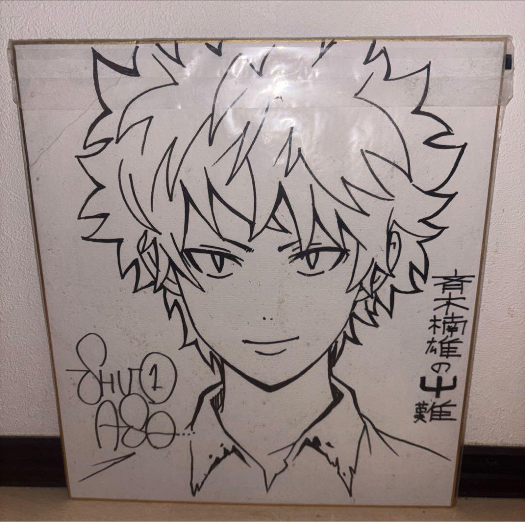 Educational authentic reference image (m98998302076_1). — educational authentic (REAL) shikishi reference associated with Shuuichi Asou