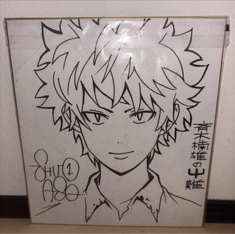 Educational authentic reference image (m98998302076_1). — educational authentic (REAL) shikishi reference associated with Shuuichi Asou