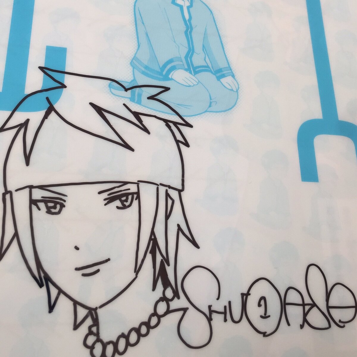 Educational authentic reference image (C1Dc1n_VEAELb47). — educational authentic (REAL) shikishi reference associated with Shuuichi Asou