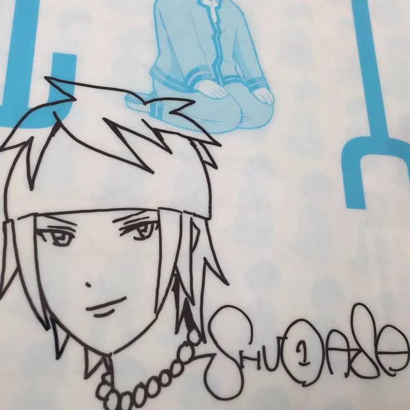 Educational authentic reference image (C1Dc1n_VEAELb47). — educational authentic (REAL) shikishi reference associated with Shuuichi Asou
