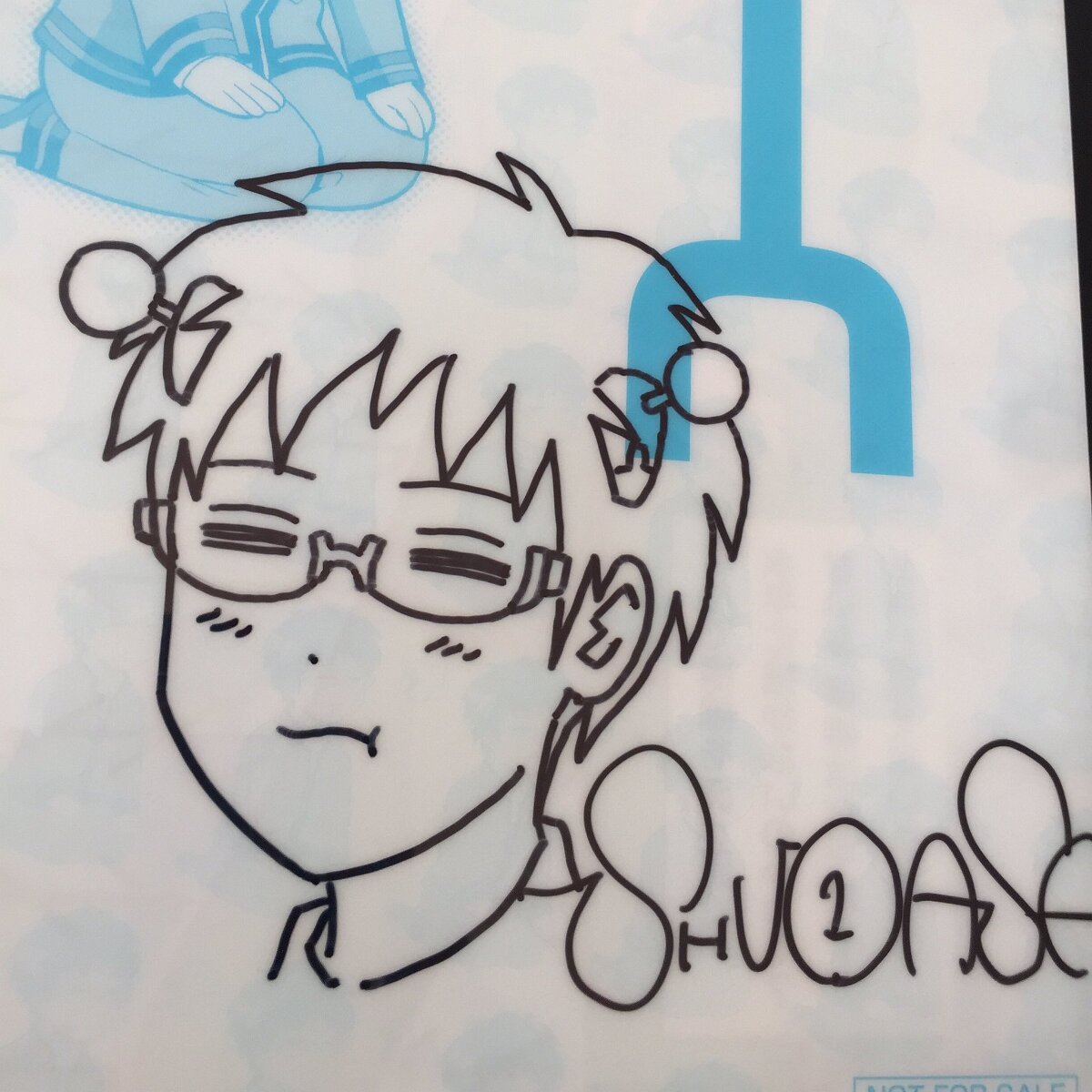 Educational authentic reference image (C1DZYAOUAAEy9Lh). — educational authentic (REAL) shikishi reference associated with Shuuichi Asou
