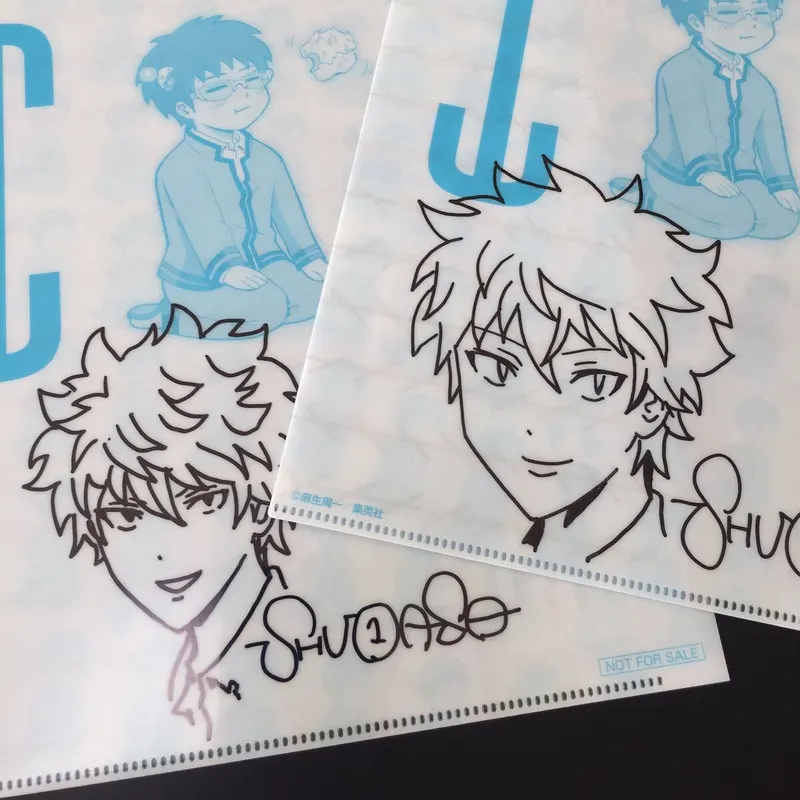Educational authentic reference image (C1DTj-YUsAA0-_8). — educational authentic (REAL) shikishi reference associated with Shuuichi Asou