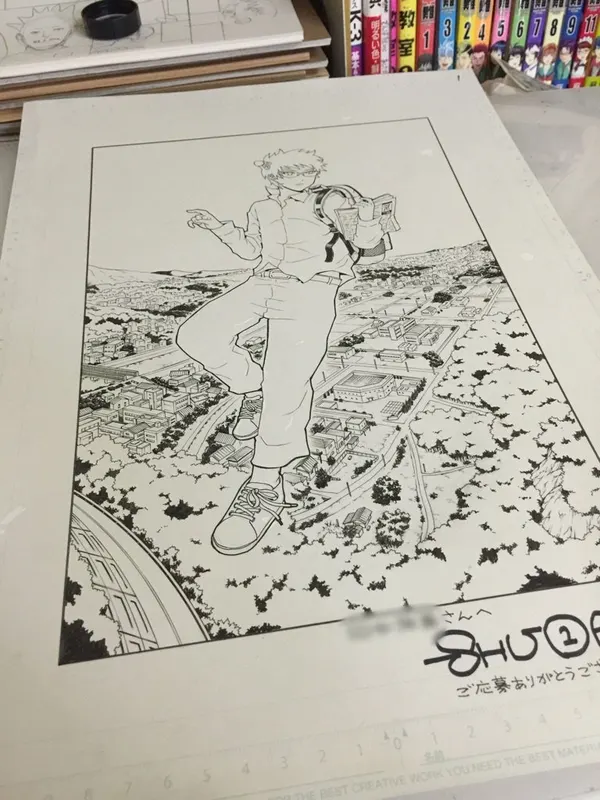 Educational authentic reference image (CSyeaXeUwAQR1qx). — educational authentic (REAL) shikishi reference associated with Shuuichi Asou