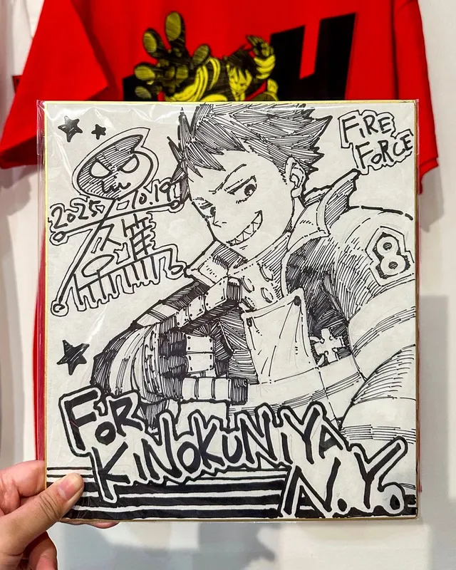 Educational authentic reference image (G3uQcwiWkAAbhOq). — educational authentic (REAL) shikishi reference associated with Atsushi Ohkubo