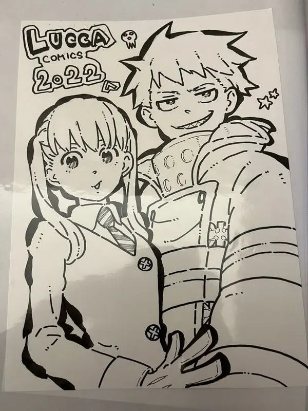 Educational authentic reference image (Ohkubo Art). — educational authentic (REAL) shikishi reference associated with Atsushi Ohkubo