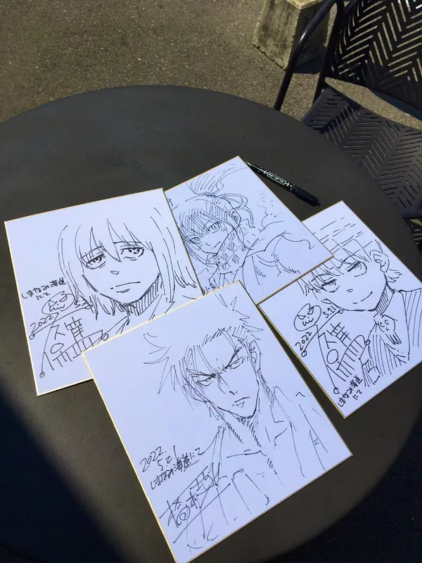 Educational authentic reference image (KapRBZc). — educational authentic (REAL) shikishi reference associated with Atsushi Ohkubo