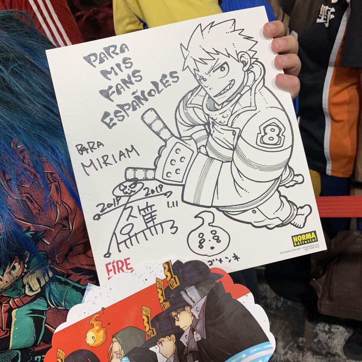 Educational authentic reference image (2eH07ZP). — educational authentic (REAL) shikishi reference associated with Atsushi Ohkubo