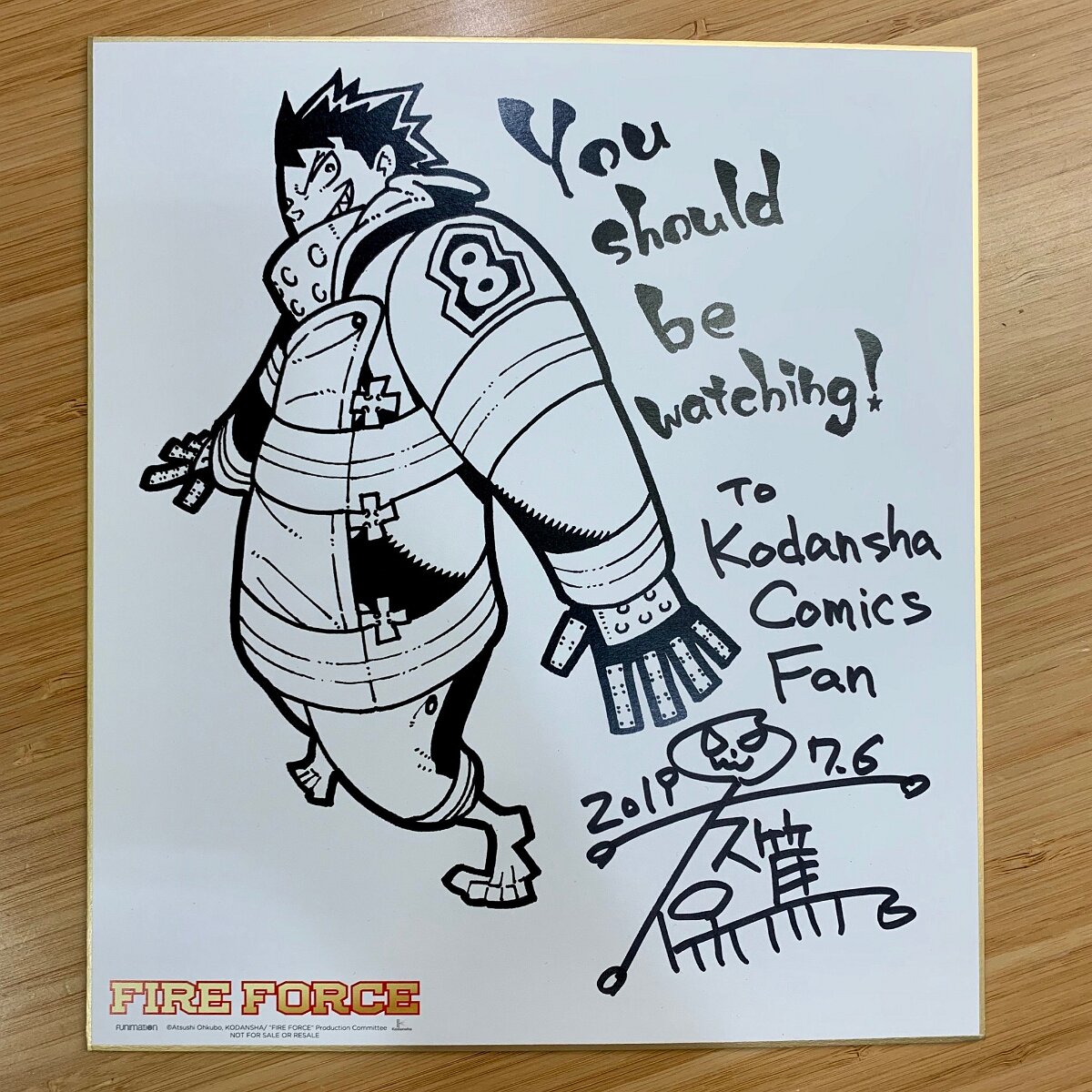 Educational authentic reference image (JLT6Zos). — educational authentic (REAL) shikishi reference associated with Atsushi Ohkubo