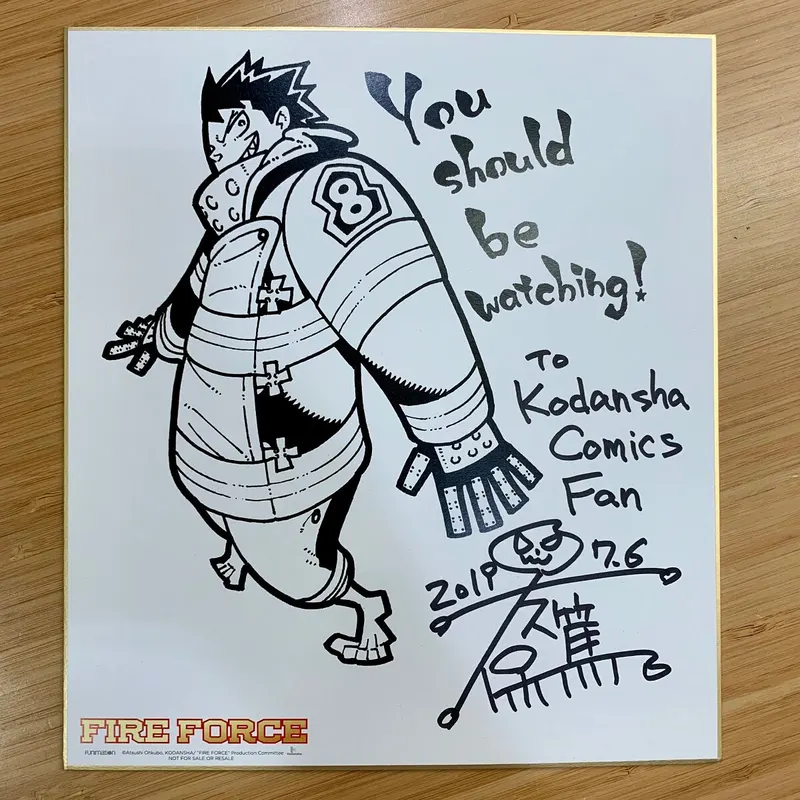 Educational authentic reference image (JLT6Zos). — educational authentic (REAL) shikishi reference associated with Atsushi Ohkubo