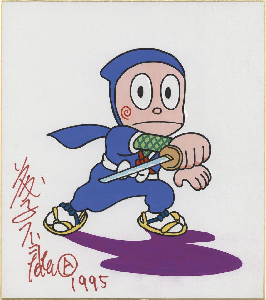 Educational authentic reference image (f3UrdEZ). — educational authentic (REAL) shikishi reference associated with Fujiko Fujio