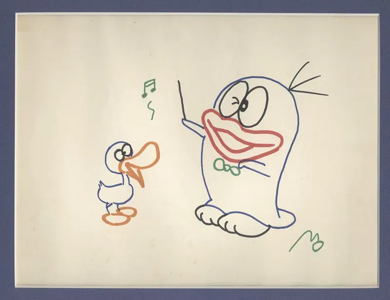 Educational authentic reference image (ouiK6Jl). — educational authentic (REAL) shikishi reference associated with Fujiko Fujio