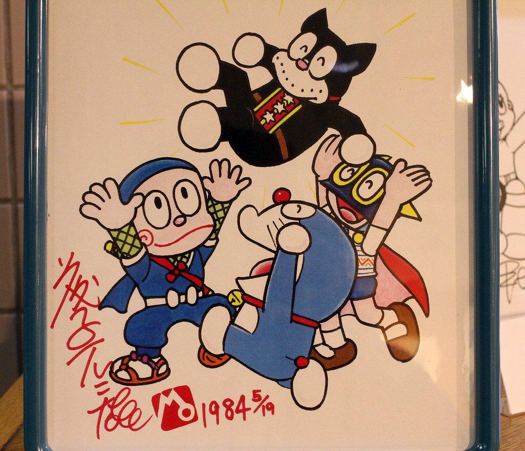 Educational authentic reference image (5656413165_963d00aabc_b). — educational authentic (REAL) shikishi reference associated with Fujiko Fujio