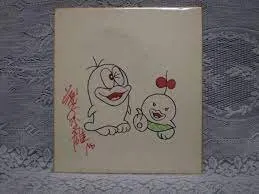 Educational counterfeit reference image (12143134143). — educational counterfeit (FAKE) shikishi reference associated with Fujiko Fujio