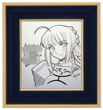 Educational counterfeit reference image (Untitled). — educational counterfeit (FAKE) shikishi reference associated with Takashi Takeuchi