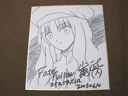 Educational counterfeit reference image (124124142124). — educational counterfeit (FAKE) shikishi reference associated with Takashi Takeuchi