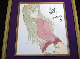 Educational counterfeit reference image (123124142142). — educational counterfeit (FAKE) shikishi reference associated with Takashi Takeuchi