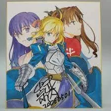 Educational counterfeit reference image (12341423142314224). — educational counterfeit (FAKE) shikishi reference associated with Takashi Takeuchi