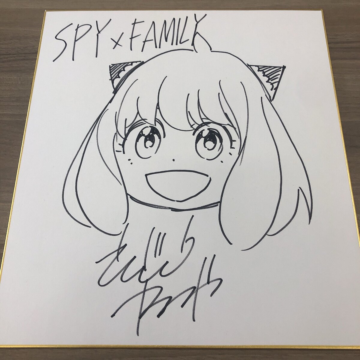 Educational authentic reference image (EVN7VCKUMAE9hxy). — educational authentic (REAL) shikishi reference associated with Tatsuya Endo