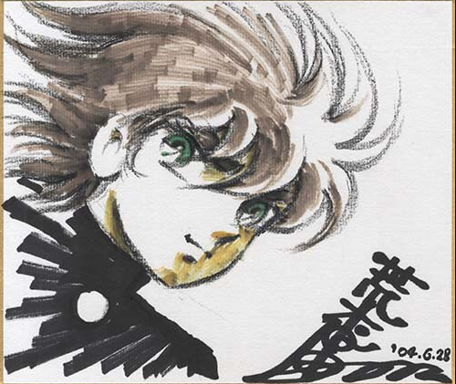 Educational authentic reference image (V8yCh56). — educational authentic (REAL) shikishi reference associated with Shingo Araki