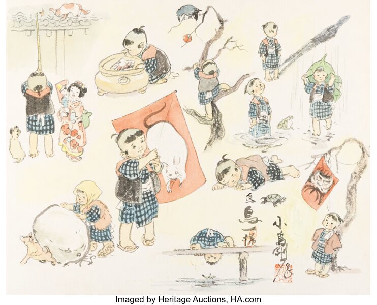 Educational authentic reference image (1245124124124124). — educational authentic (REAL) shikishi reference associated with Goseki Kojima