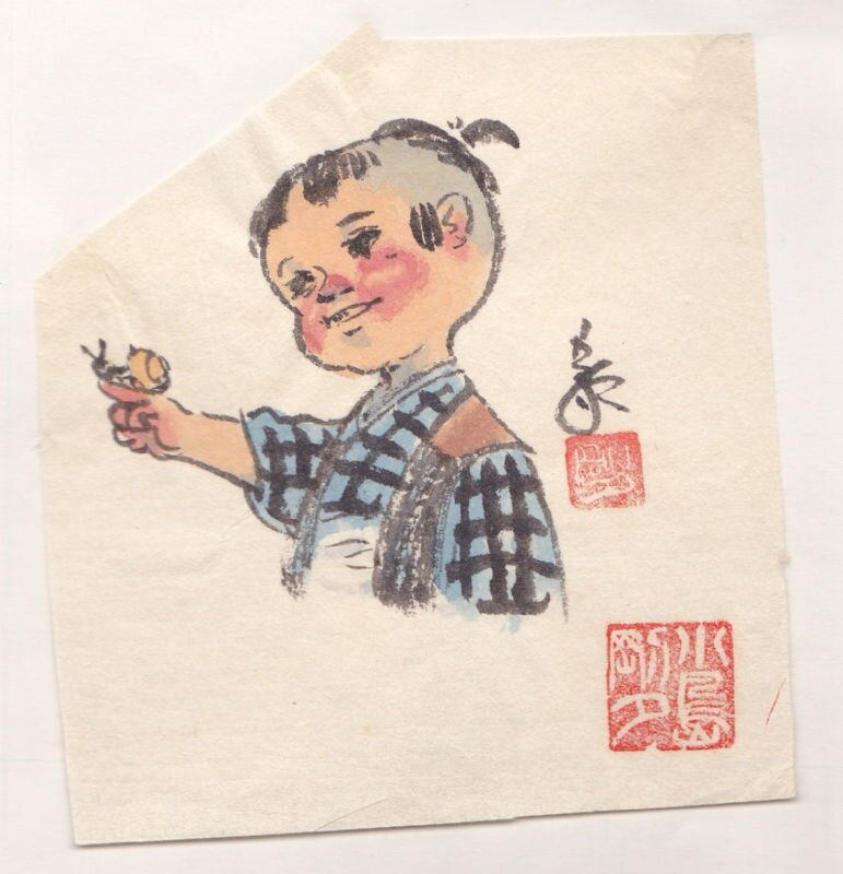 Educational authentic reference image (IMG_0005). — educational authentic (REAL) shikishi reference associated with Goseki Kojima