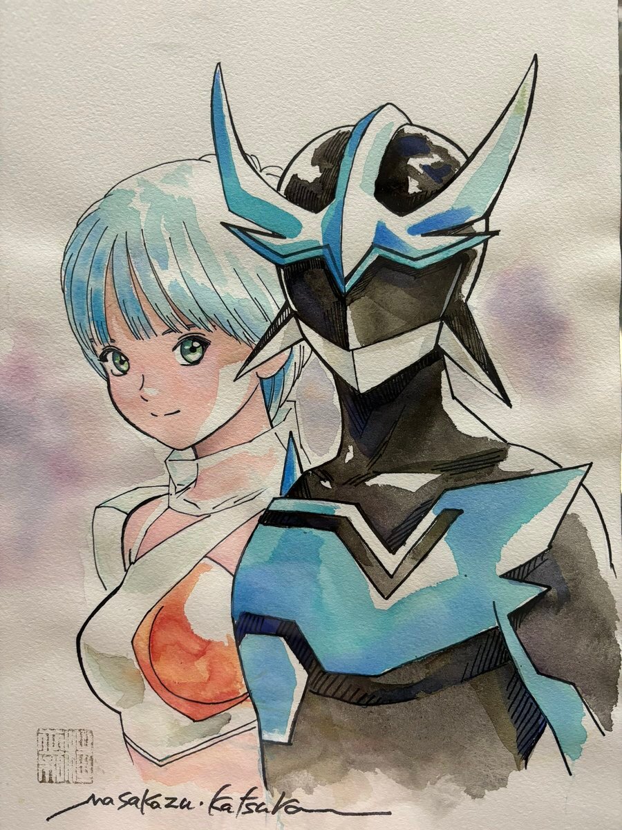 Educational authentic reference image (GcgBMEtaMAAwx7j). — educational authentic (REAL) shikishi reference associated with Masakazu Katsura