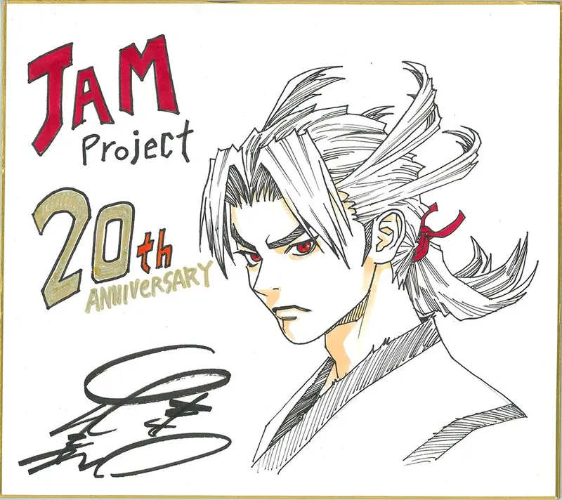 Educational authentic reference image (5ee6e7d0e8e8965728ef8981f256451a). — educational authentic (REAL) shikishi reference associated with Masakazu Katsura