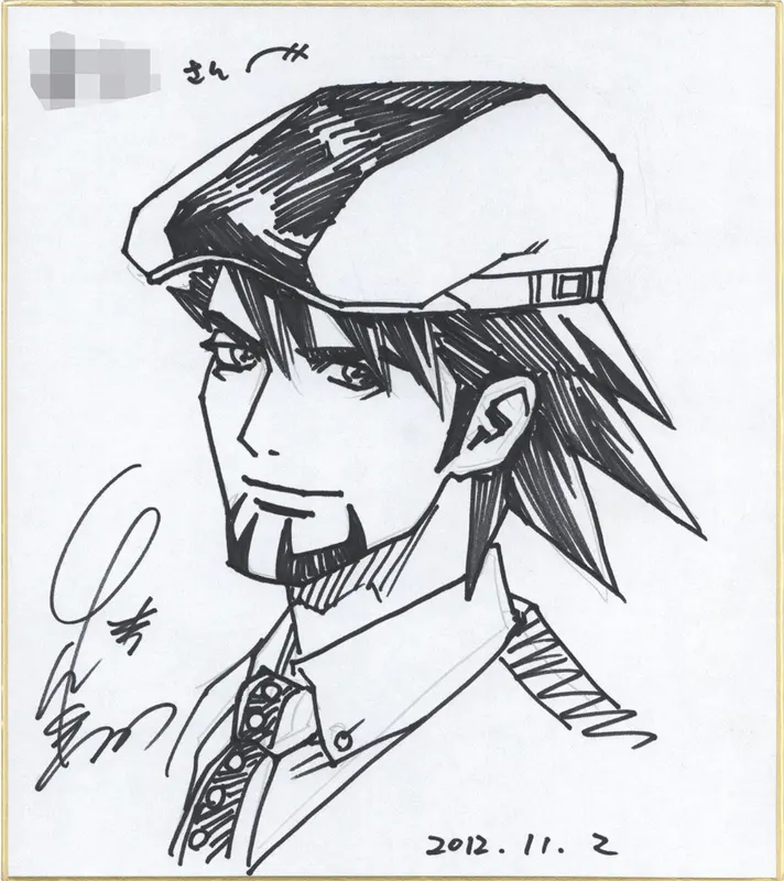 Educational authentic reference image (fBTbKSh). — educational authentic (REAL) shikishi reference associated with Masakazu Katsura