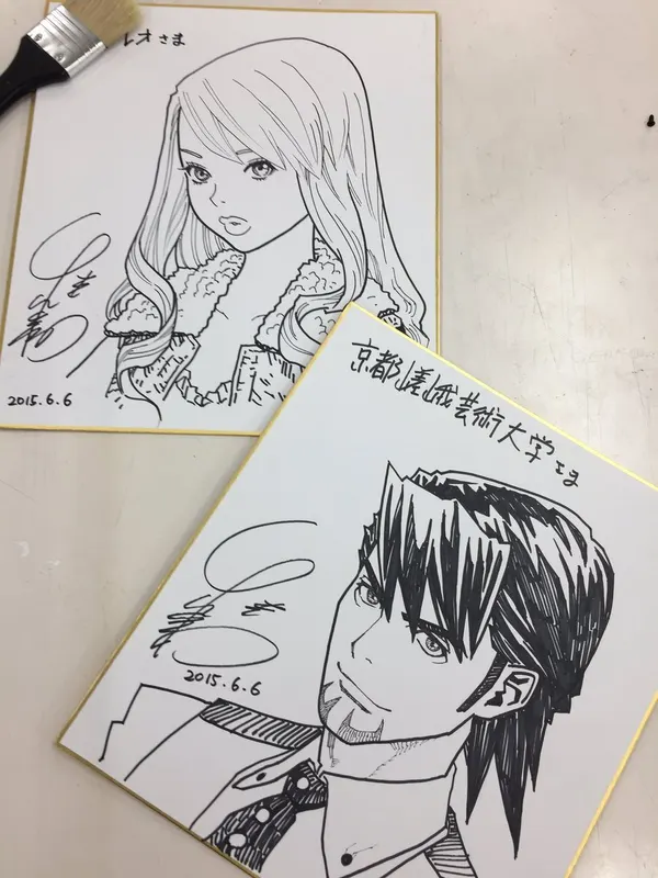 Educational authentic reference image (CyGxQ6TVEAI5CzP). — educational authentic (REAL) shikishi reference associated with Masakazu Katsura
