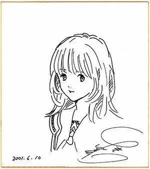 Educational authentic reference image (12414214124124). — educational authentic (REAL) shikishi reference associated with Masakazu Katsura