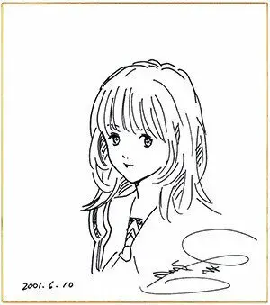 Educational authentic reference image (12414214124124). — educational authentic (REAL) shikishi reference associated with Masakazu Katsura